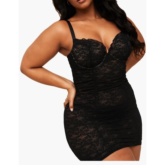 Adore Me Other - Adore Me Women's Black Size 2x Chisme Lingerie Dress Cheyenne Body Con Babydoll